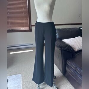 White House Black Market Wide Leg Black Pants